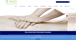 Desktop Screenshot of mazafisiosteopatia.com